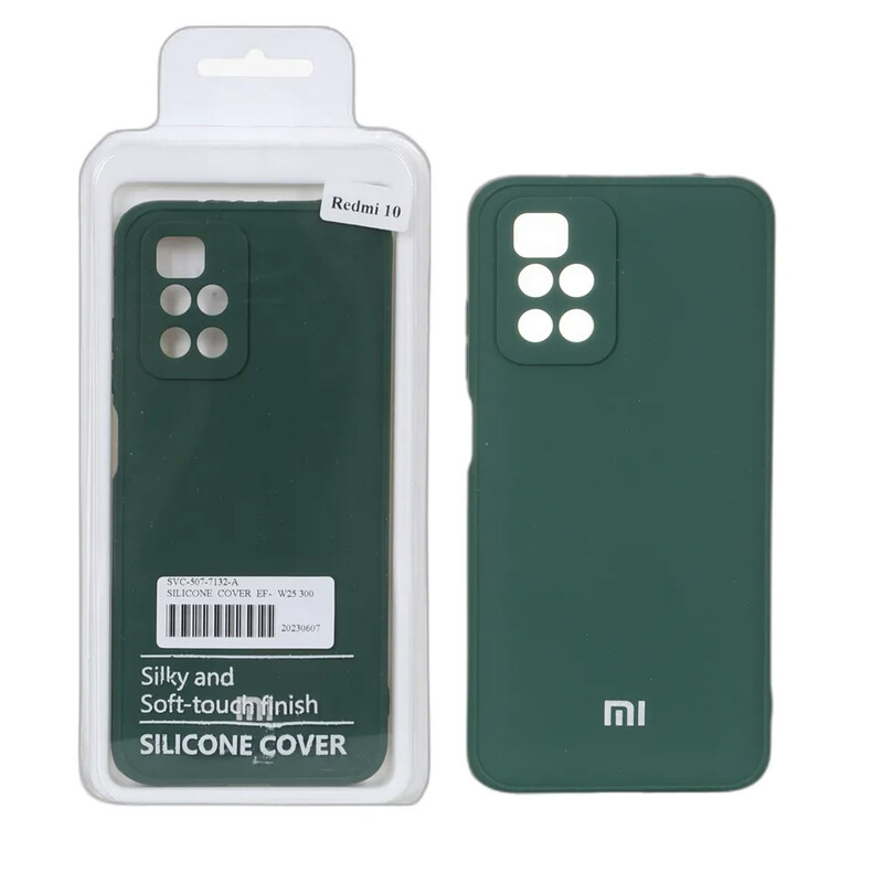 قاب نیو سیلیکون محافظ لنزدار RFF مدل Xiaomi Redmi 10 / Redmi 10 Prime - سبز (پک دار)