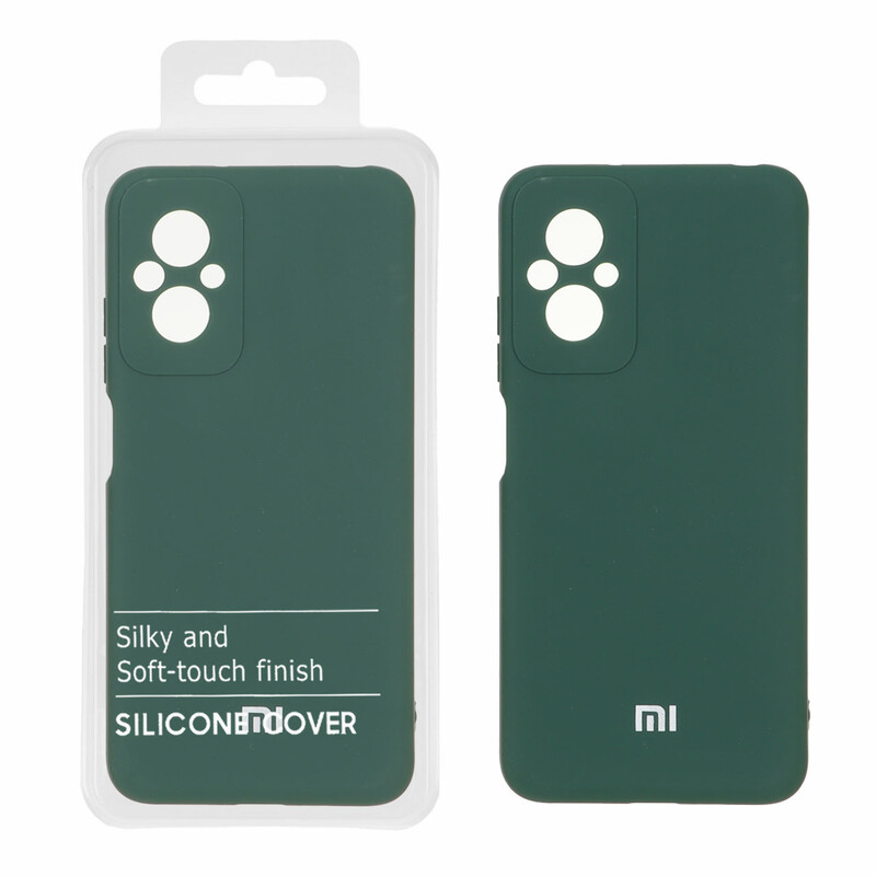 قاب نیو سیلیکون محافظ لنزدار RFF مدل Xiaomi Poco M5 - سبز (پک دار)
