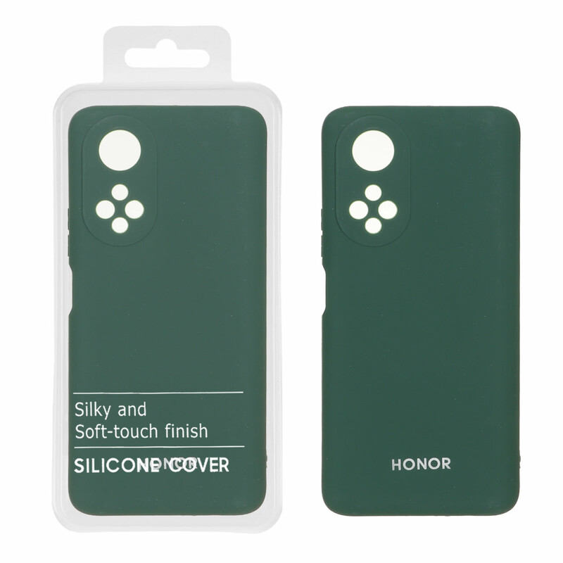 قاب نیو سیلیکون محافظ لنزدار RFF مدل Honor X7 4G - سبز (پک دار)