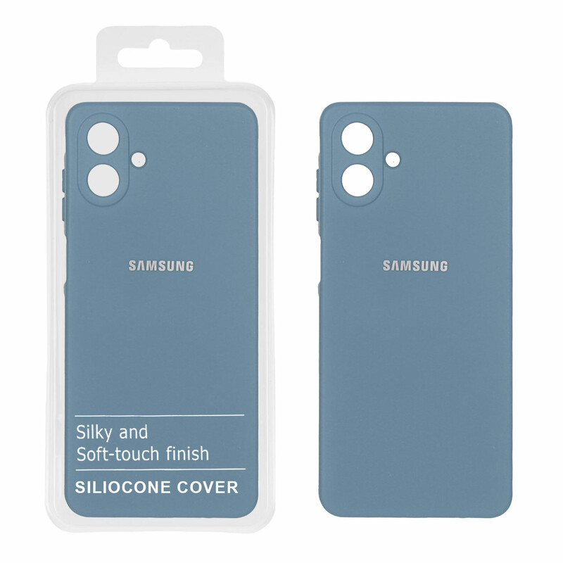 قاب نیو سیلیکون محافظ لنزدار RFF مدل Samsung Galaxy A07 - فیلی (پک دار)