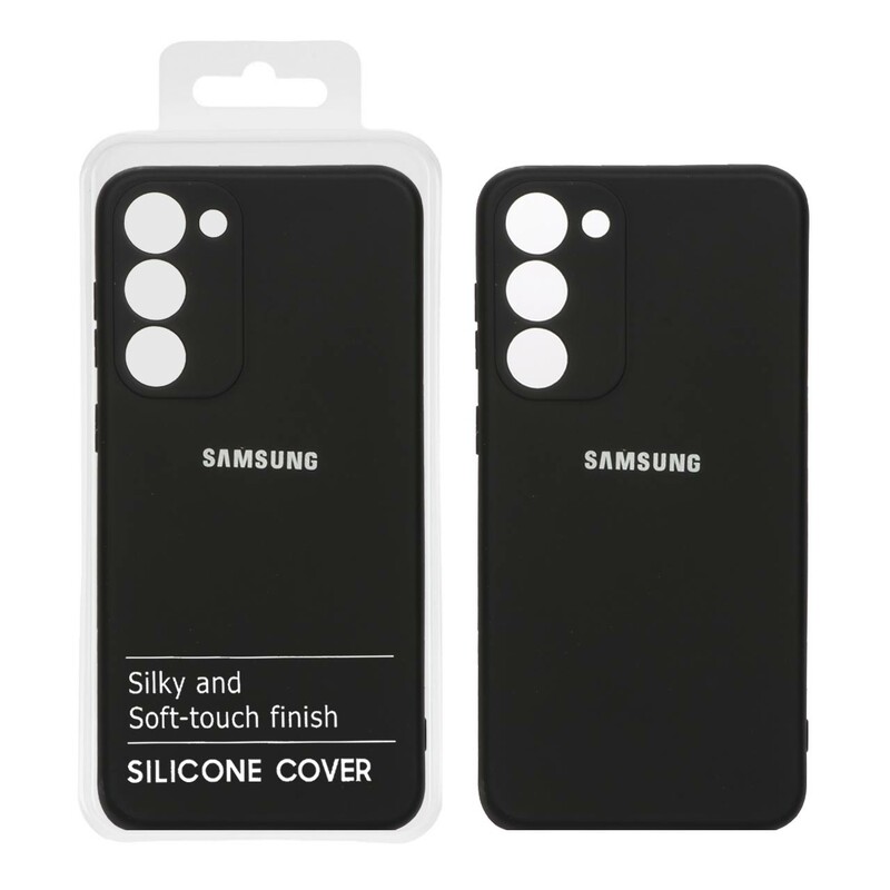 قاب نیو سیلیکون محافظ لنزدار RFF مدل Samsung S23 Plus - مشکی (پک دار)