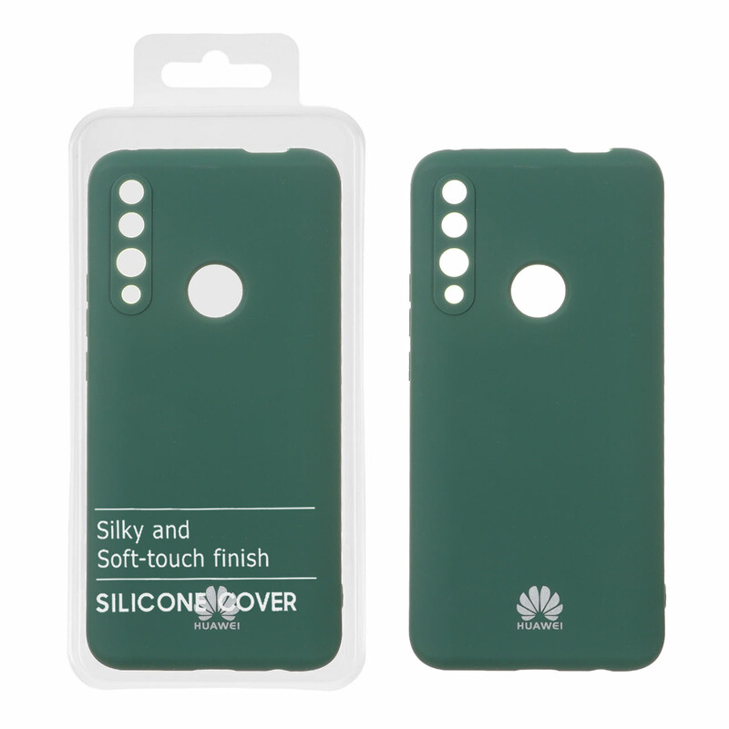 قاب نیو سیلیکون محافظ لنزدار RFF مدل Huawei Y9 Prime (2019) / Honor 9X - سبز (پک دار)