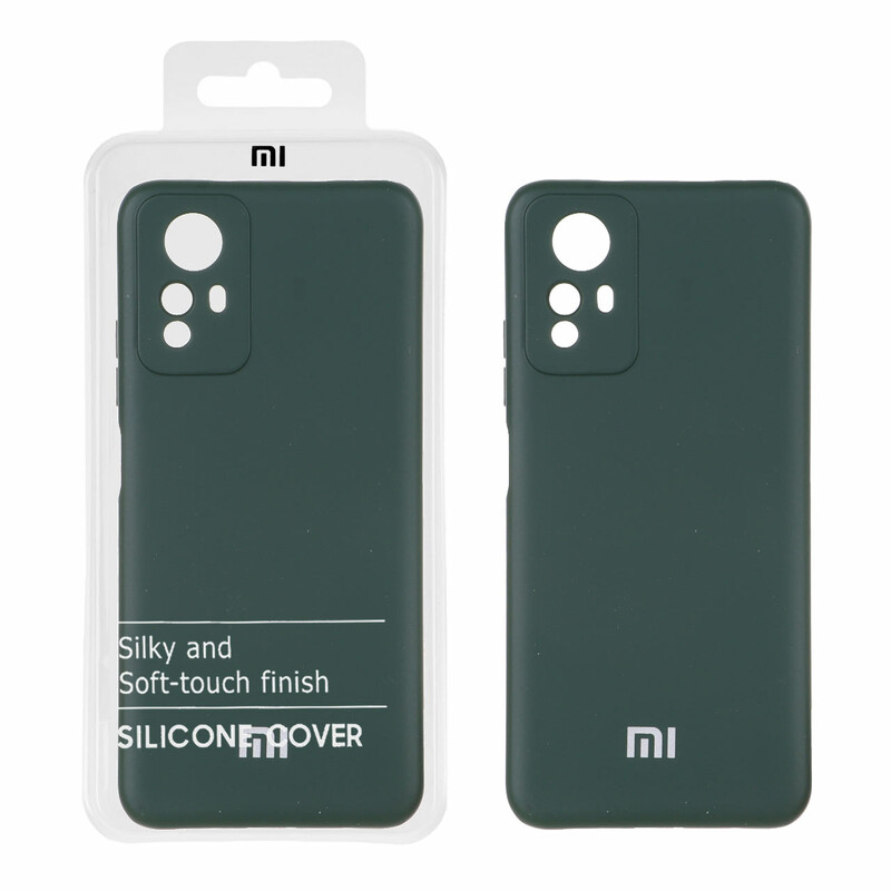 قاب نیو سیلیکون محافظ لنزدار RFF مدل Xiaomi Redmi Note 12S - سبز تیره (پک دار)