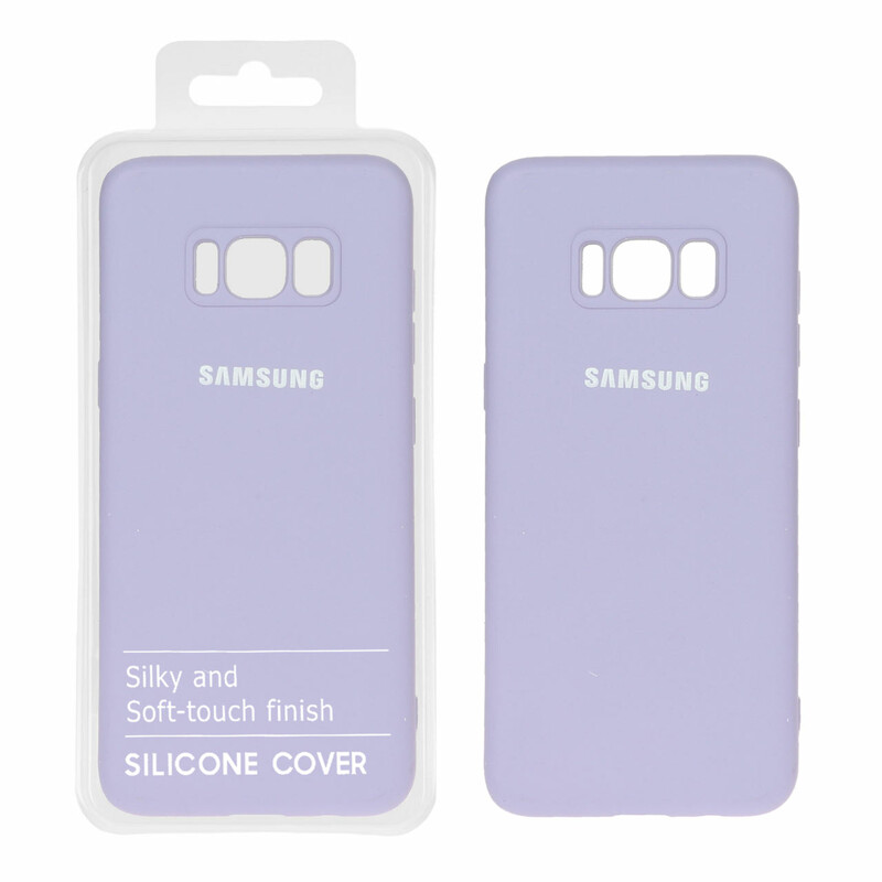قاب نیو سیلیکون محافظ لنزدار RFF مدل Samsung S8 - یاسی کد 6 (پک دار)