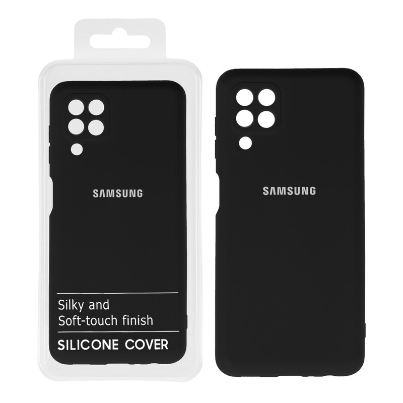 قاب نیو سیلیکون محافظ لنزدار RFF مدل Samsung Galaxy A22 4G / M22 / M32 4G / F22 - مشکی (پک دار)
