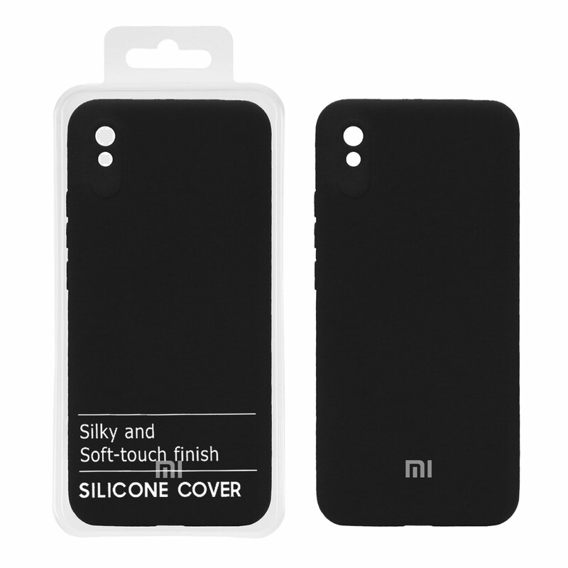 قاب نیو سیلیکون محافظ لنزدار RFF مدل Xiaomi Redmi 9A - مشکی کد 6 (پک دار)