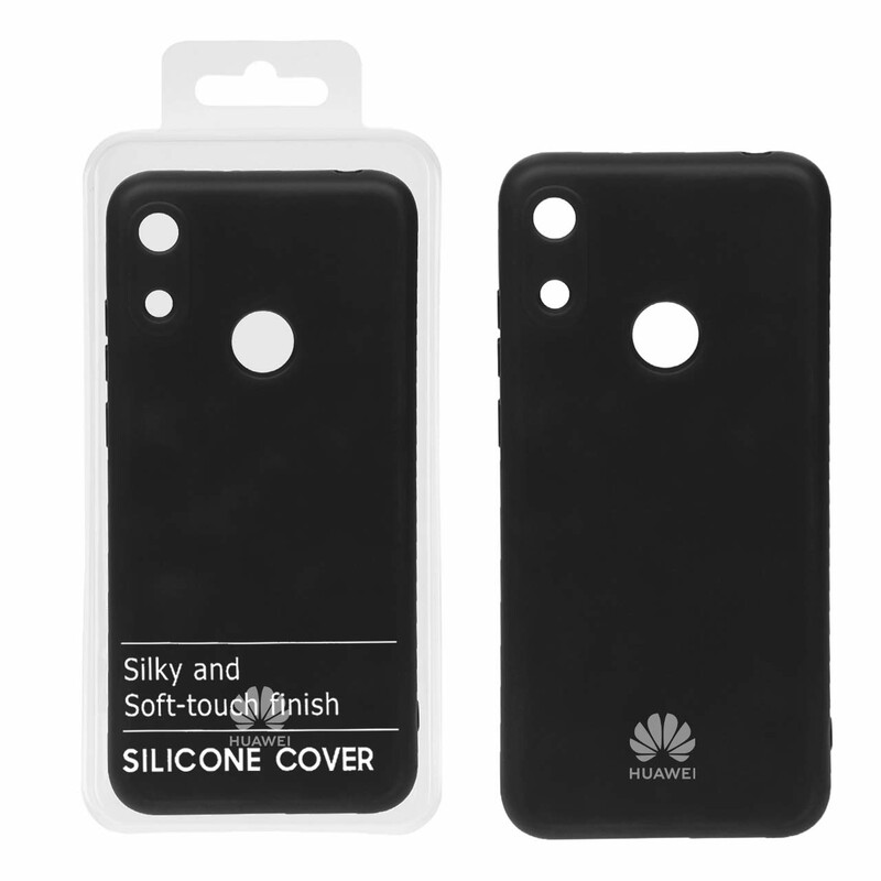 قاب نیو سیلیکون محافظ لنزدار RFF مدل Huawei Y6 Prime (2019) / Huawei Y6 (2019) / Huawei Y6s / Honor 8A - مشکی کد 9 (پک دار)