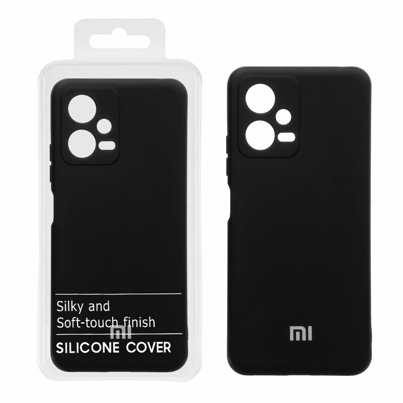 قاب نیو سیلیکون محافظ لنزدار RFF مدل Xiaomi Poco X5 / Redmi Note 12 5G - مشکی کد 8 (پک دار)