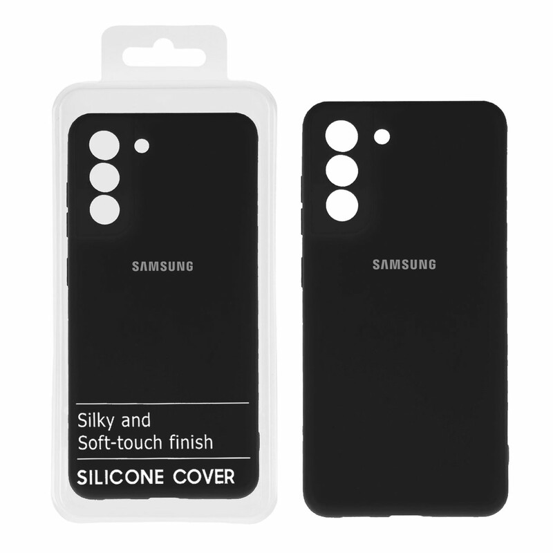 قاب نیو سیلیکون محافظ لنزدار RFF مدل Samsung S21 - مشکی کد7 (پک دار)