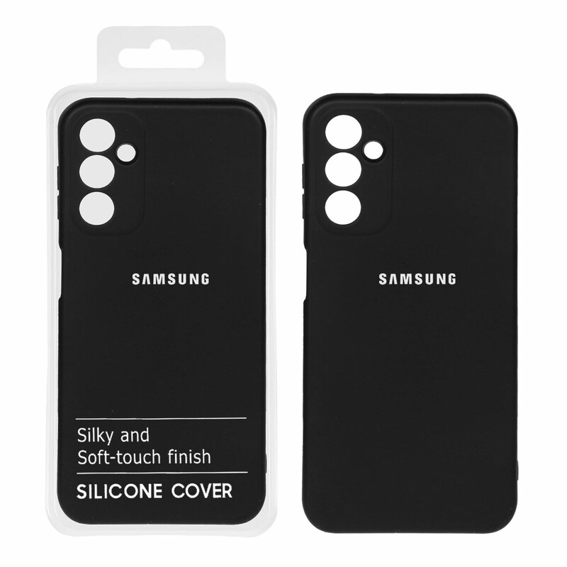 قاب نیو سیلیکون محافظ لنزدار RFF مدل Samsung A14 - مشکی کد 9 (پک دار)