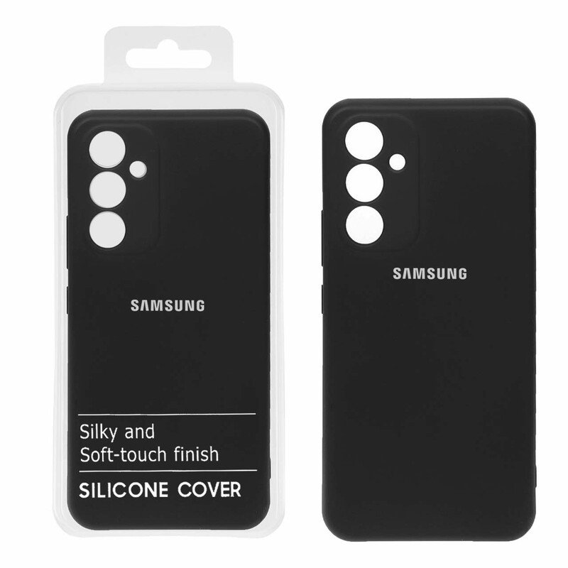 قاب نیو سیلیکون محافظ لنزدار RFF مدل Samsung A54 - 5G - مشکی (پک دار)