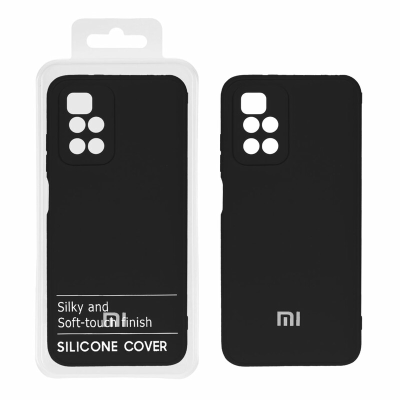 قاب نیو سیلیکون محافظ لنزدار RFF مدل Xiaomi Redmi 10 / Redmi 10 Prime - مشکی کد 7 (پک دار)