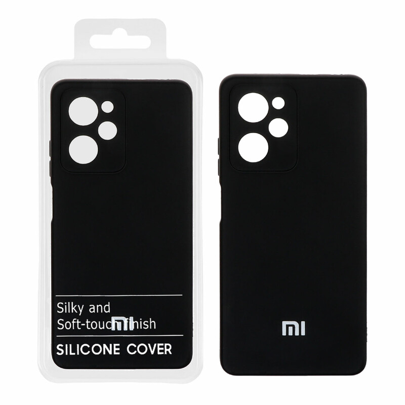 قاب نیو سیلیکون محافظ لنزدار RFF مدل Xiaomi Poco X5 Pro - مشکی (پک دار)