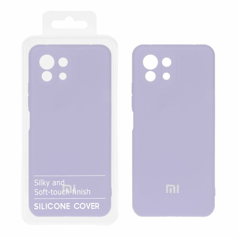 قاب نیو سیلیکون محافظ لنزدار RFF مدل Xiaomi Mi 11 Lite - یاسی کد 6 (پک دار)