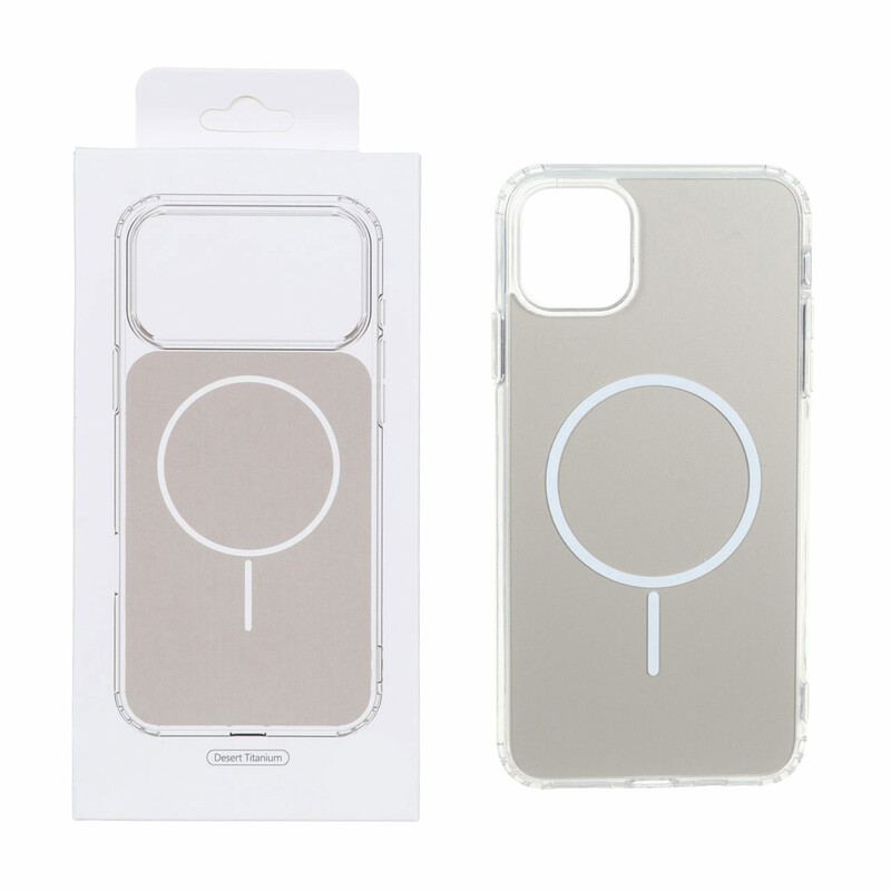 قاب پشت رنگی دور ژله ای با قابلیت شارژ MagSafe مدل Apple iPhone 11 Pro - صحرایی (پک دار)