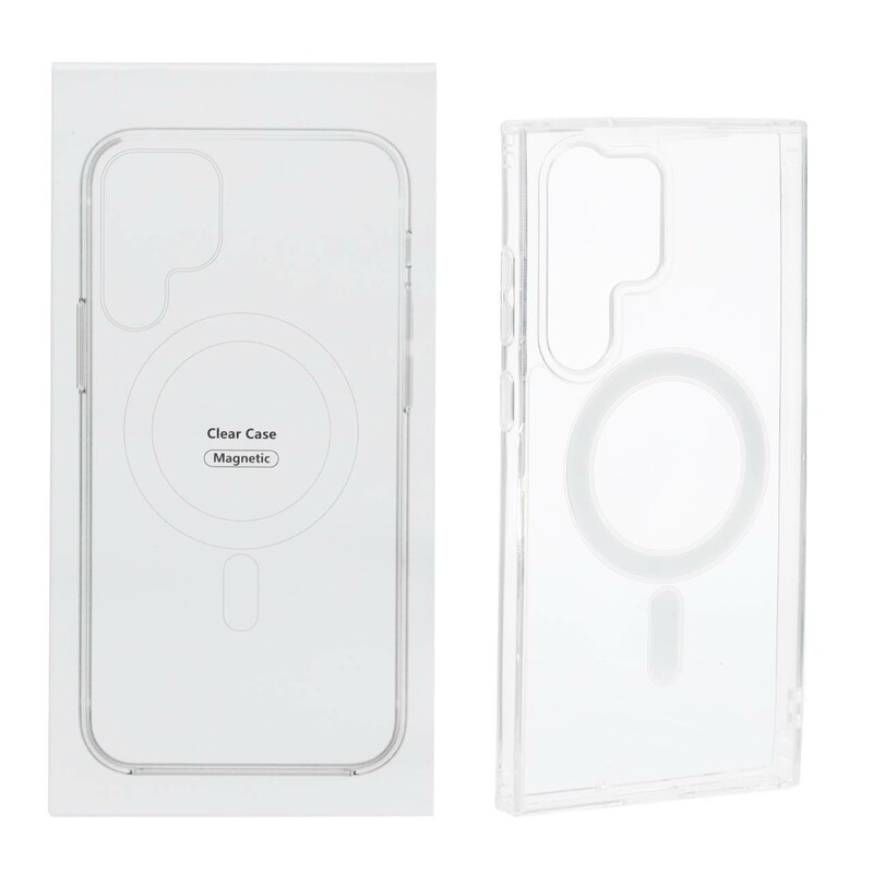 قاب شفاف Samsung Galaxy S23 Ultra با قابلیت شارژ MagSafe (پک دار)