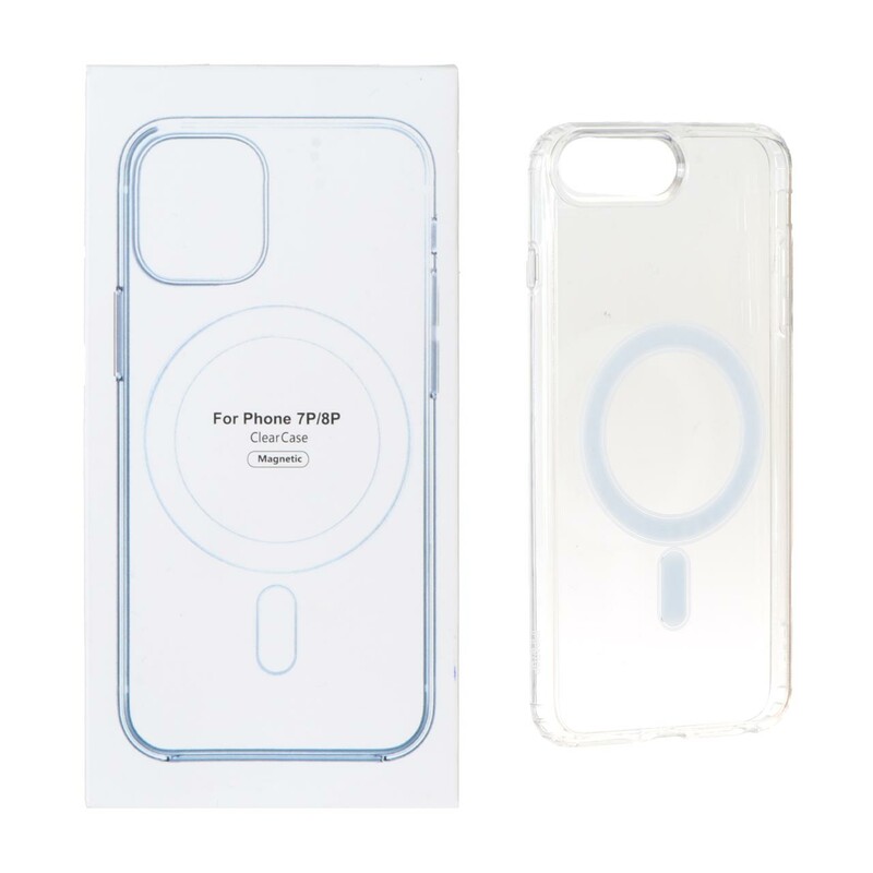 قاب شفاف Apple iPhone 7 plus / 8 plus با قابلیت شارژ MagSafe (پک دار)
