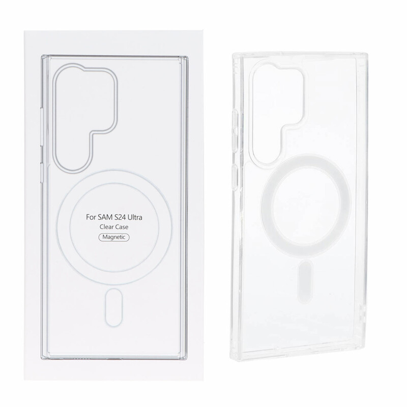 قاب شفاف Samsung Galaxy S24 Ultra با قابلیت شارژ MagSafe (پک دار)