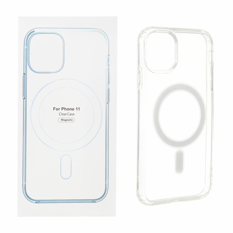 قاب شفاف Apple iPhone 11 با قابلیت شارژ MagSafe (پک دار)