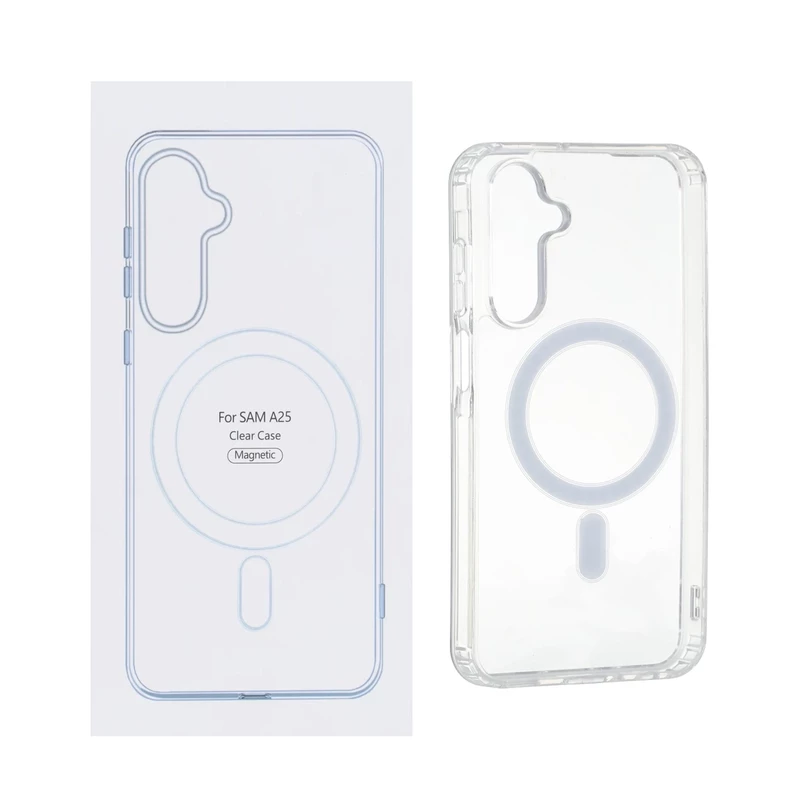 قاب شفاف Samsung Galaxy A25 5G با قابلیت شارژ MagSafe (پک دار)