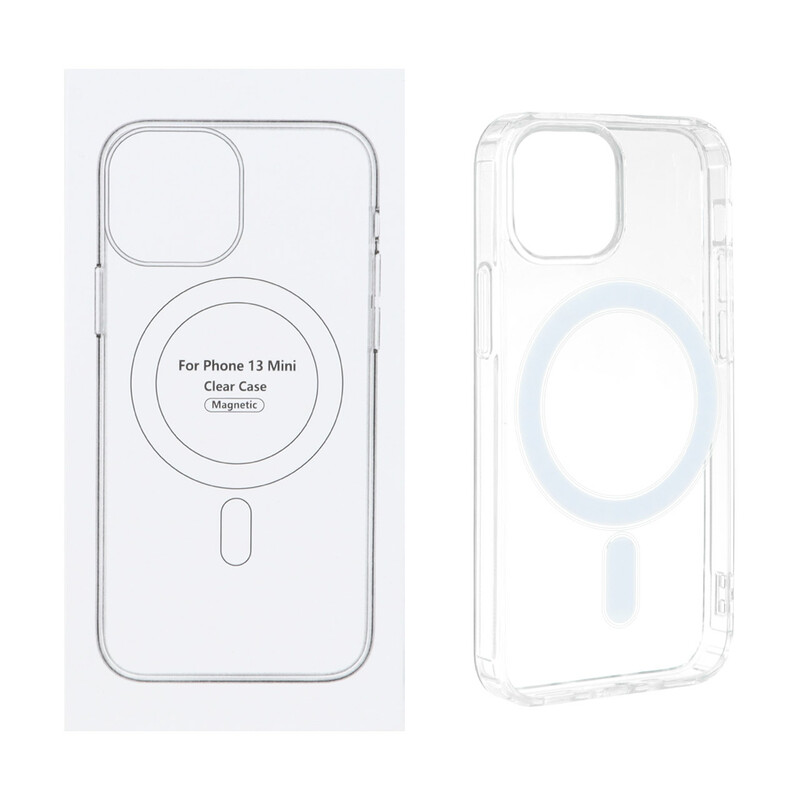 قاب شفاف Apple iPhone 13 Mini با قابلیت شارژ MagSafe (پک دار)