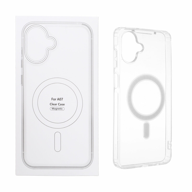 قاب شفاف Samsung Galaxy A07 با قابلیت شارژ NTC - MagSafe (پک دار)