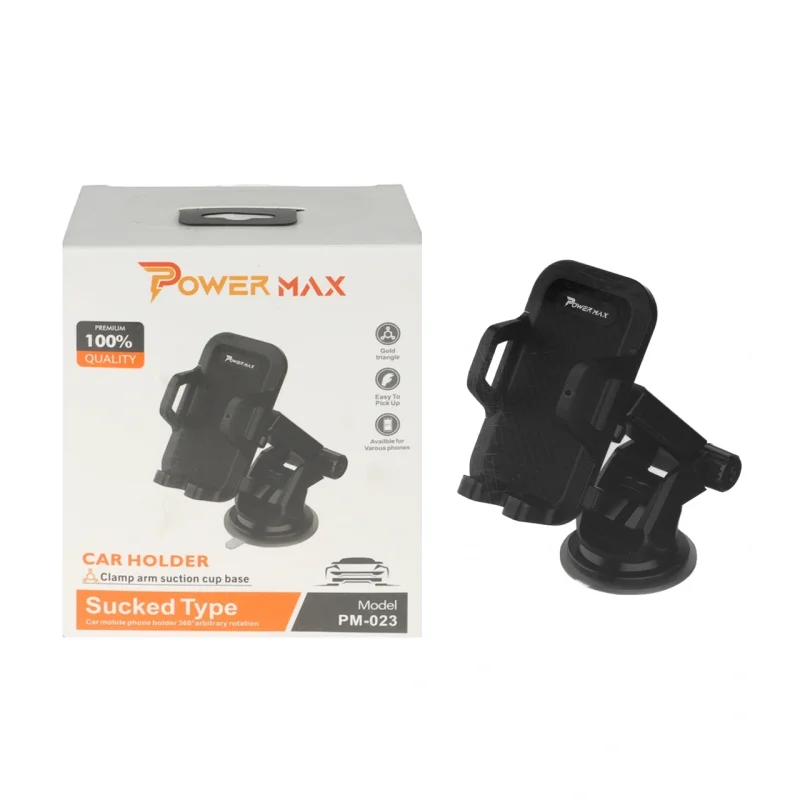هولدر گوشی موبایل پایه دار Power Max مدل PM-023 - مشکی