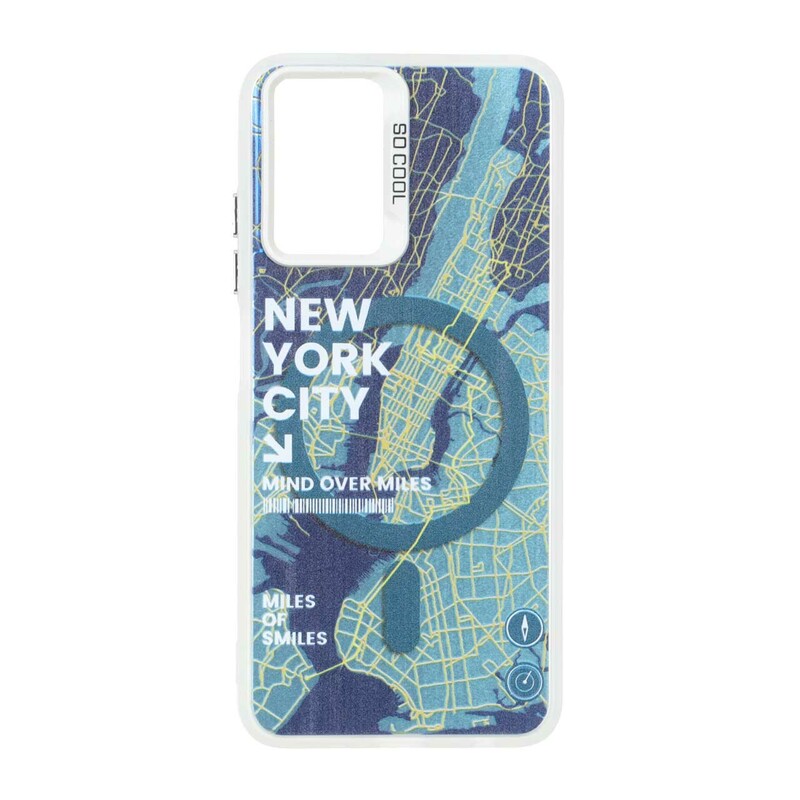 قاب SO COOL طرح مگ سیف NewYork مدل Xiaomi Redmi Note 10 4G / Redmi Note 10S / Poco M5S