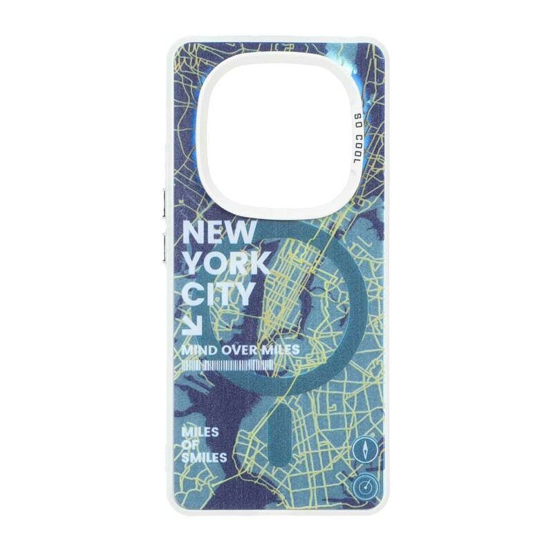قاب SO COOL طرح مگ سیف NewYork مدل Xiaomi Redmi Note 14 Pro 4G