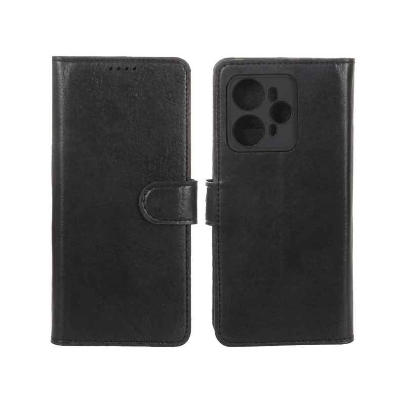 کیف موبایل چرمی مگنتی محافظ لنزدار Vocal V1 / V1 Plus - مشکی
