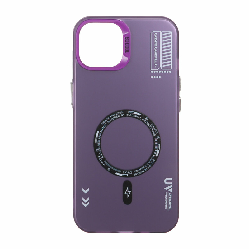 قاب SO COOL طرح مگ سیف RT مدل Apple iPhone 13 / iPhone 14 - بنفش