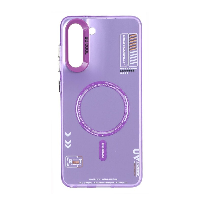 قاب SO COOL طرح مگ سیف RT مدل Samsung Galaxy S21 FE - بنفش
