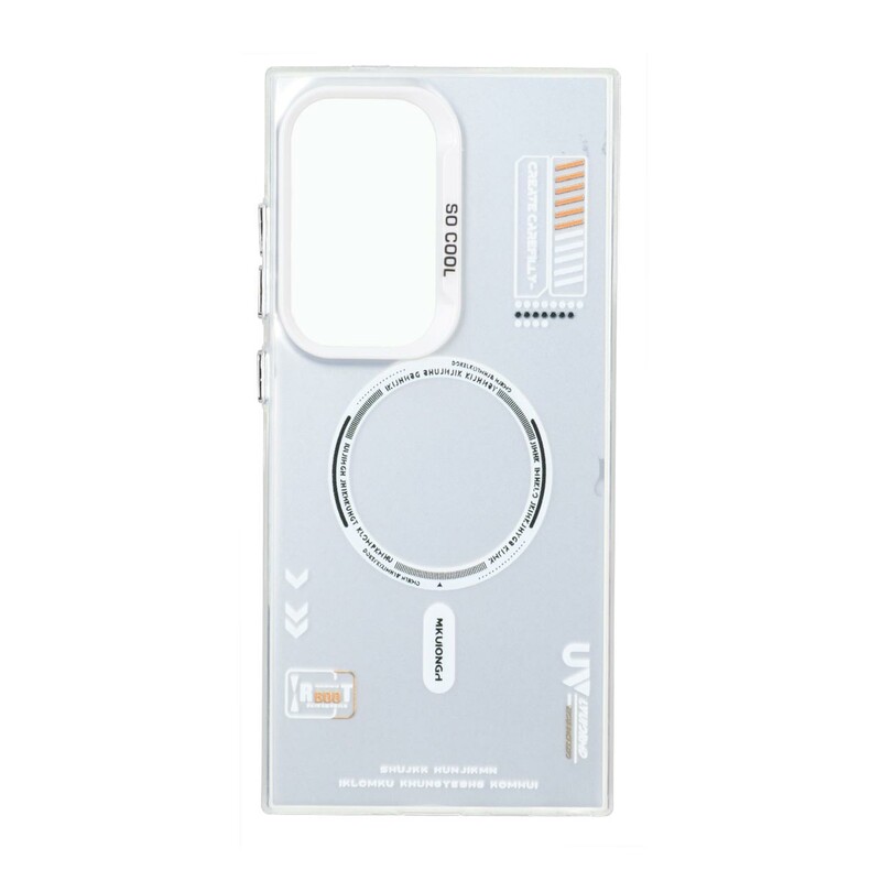 قاب SO COOL طرح مگ سیف RT مدل Samsung Galaxy S24 Ultra - سفید