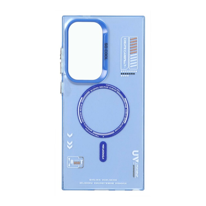 قاب SO COOL طرح مگ سیف RT مدل Samsung Galaxy S24 Ultra - آبی