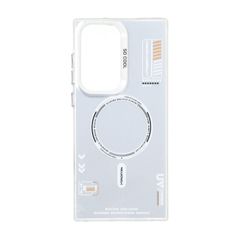 قاب SO COOL طرح مگ سیف RT مدل Samsung Galaxy S23 Ultra - سفید