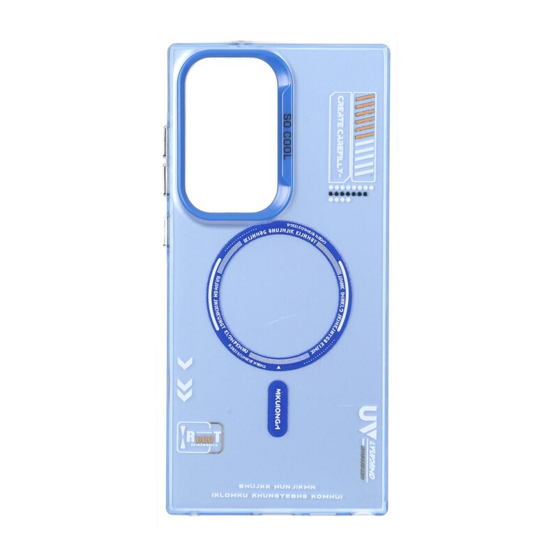 قاب SO COOL طرح مگ سیف RT مدل Samsung Galaxy S23 Ultra - آبی