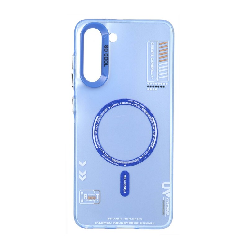 قاب SO COOL طرح مگ سیف RT مدل Samsung Galaxy S21 FE - آبی