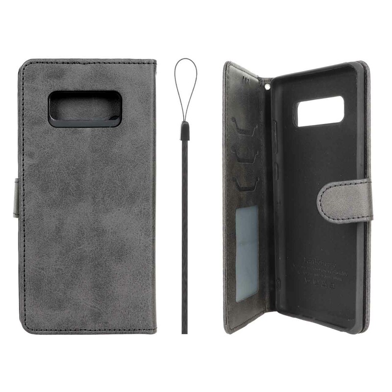 کیف موبایل مگنتی درجه یک داخل خز MNC Plus مدل Samsung Galaxy Note 8 - مشکی