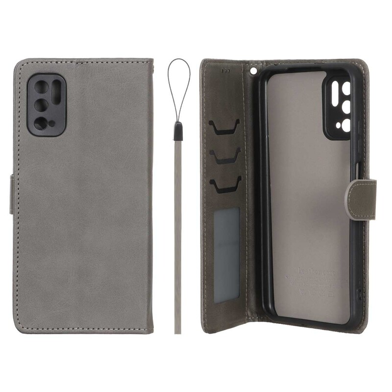 کیف موبایل مگنتی درجه یک داخل خز MNC Plus مدل Xiaomi Poco M3 Pro / Redmi Note 10 5G / Redmi Note 11 SE - خاکستری