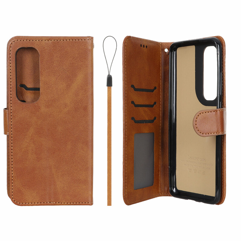 کیف موبایل مگنتی درجه یک داخل خز MNC Plus مدل Xiaomi Redmi Note 10 Lite - عسلی