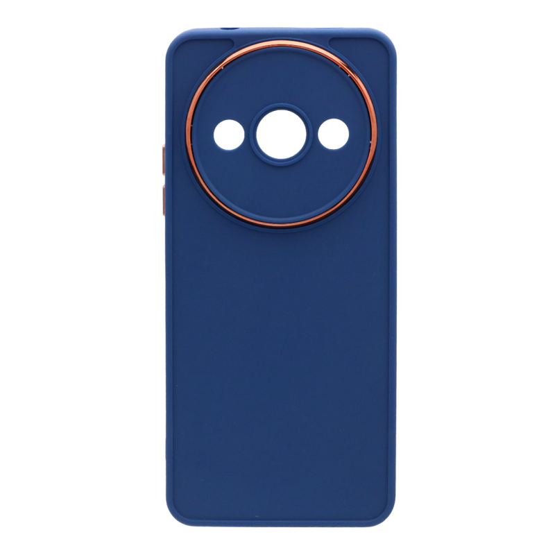 قاب Copper دور لنز متال Xiaomi A3 / A3x / poco C61 - سرمه ای