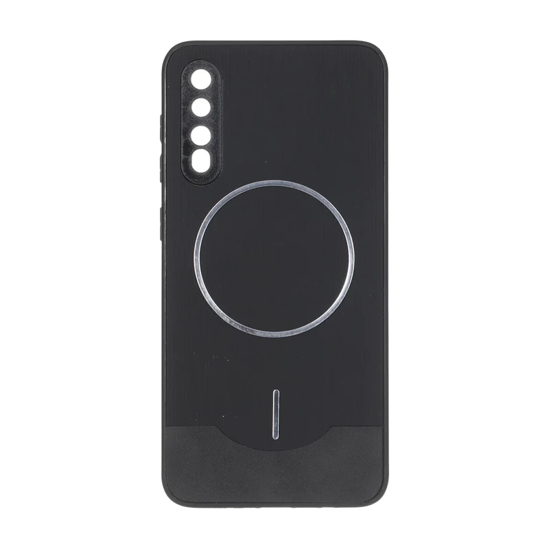 قاب Line Case جیر MagSafe فلزی محافظ لنزدار Samsung Galaxy A50 / A50s / A30s - مشکی