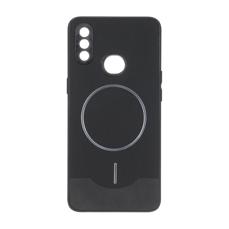 قاب Line Case جیر MagSafe فلزی محافظ لنزدار Samsung Galaxy A10s - مشکی
