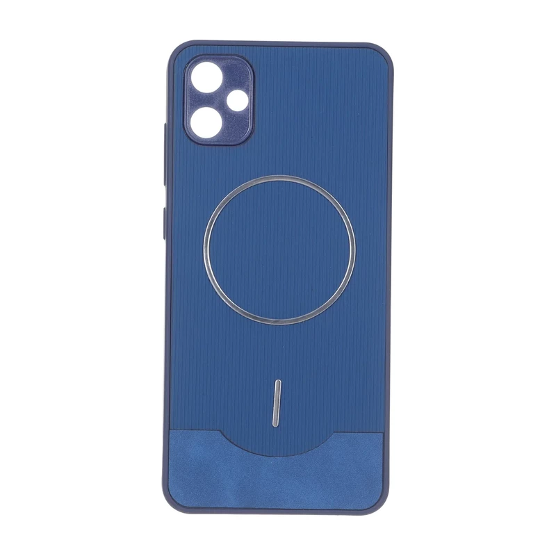 قاب Line Case جیر MagSafe فلزی محافظ لنزدار Samsung Galaxy A05 - سرمه ای