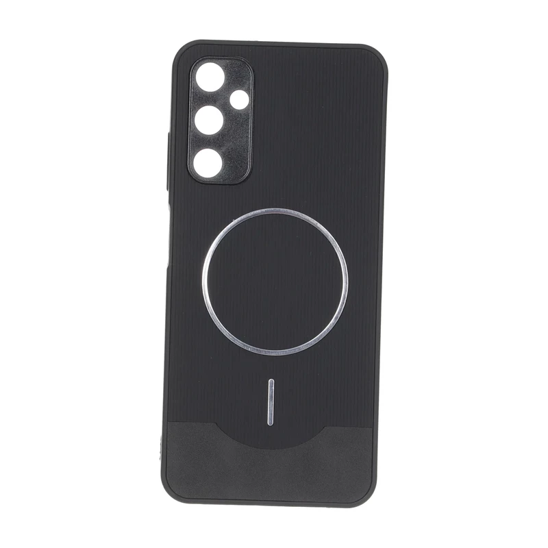 قاب Line Case جیر MagSafe فلزی محافظ لنزدار Samsung Galaxy A05s - مشکی