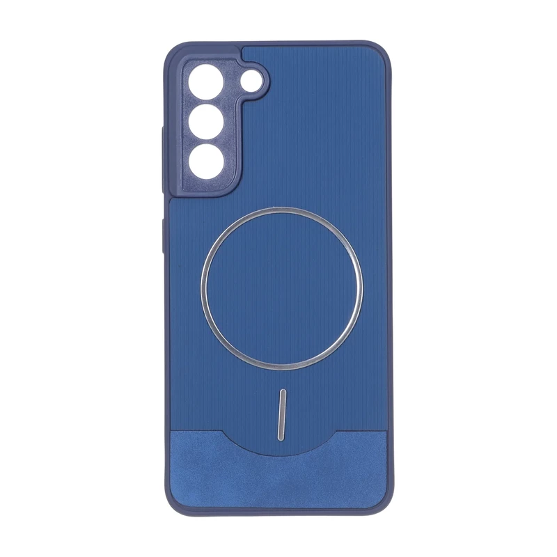 قاب Line Case جیر MagSafe فلزی محافظ لنزدار Samsung Galaxy S21 FE - سرمه ای
