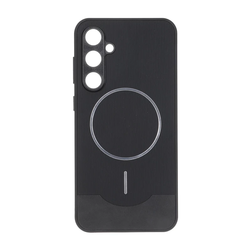 قاب Line Case جیر MagSafe فلزی محافظ لنزدار Samsung Galaxy S23 FE - مشکی