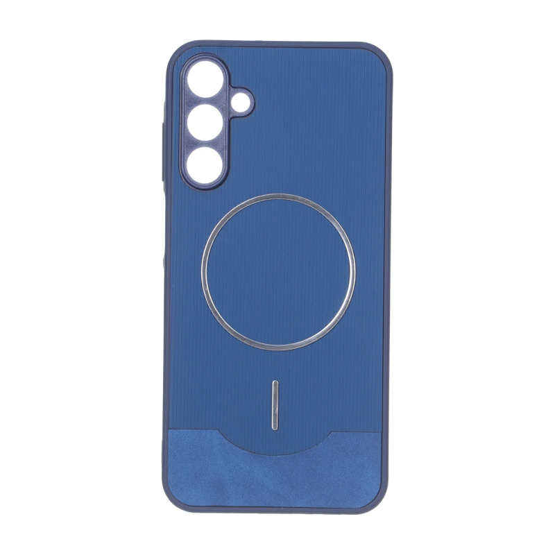 قاب Line Case جیر MagSafe فلزی محافظ لنزدار Samsung Galaxy A15 - سرمه ای