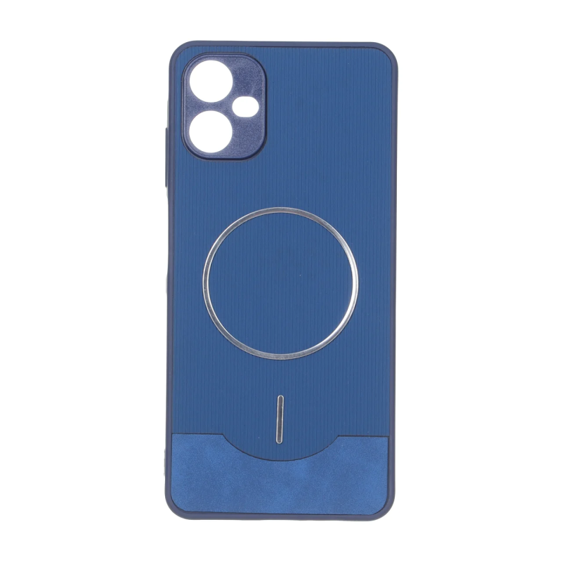 قاب Line Case جیر MagSafe فلزی محافظ لنزدار Samsung Galaxy A06 - سرمه ای