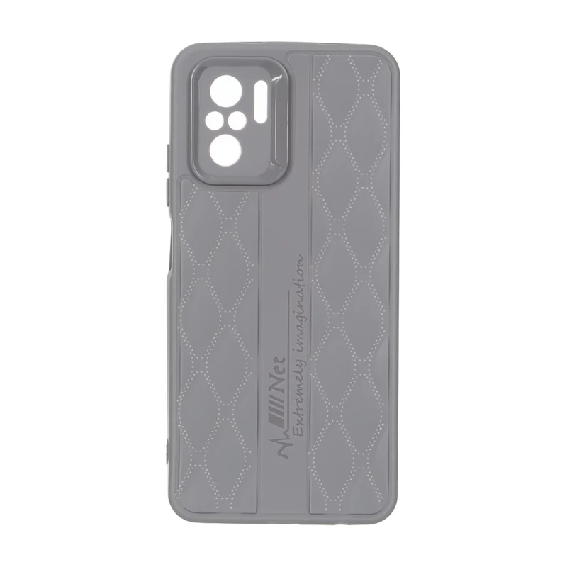 قاب پافر لوزی Imagination دور لنز براق Xiaomi Redmi Note 10 4G / Redmi Note 10S / Poco M5S - طوسی